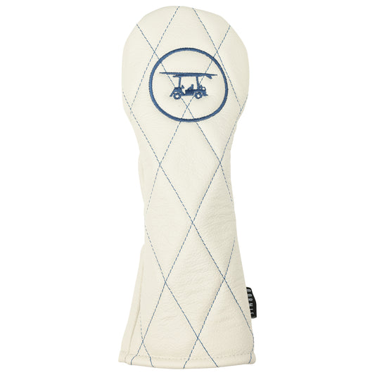 BHB x Dormie 3-Wood Cover - Quilted Pattern - White