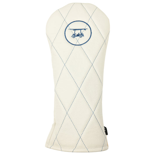 BHB x Dormie Driver Cover - Quilted Pattern - White