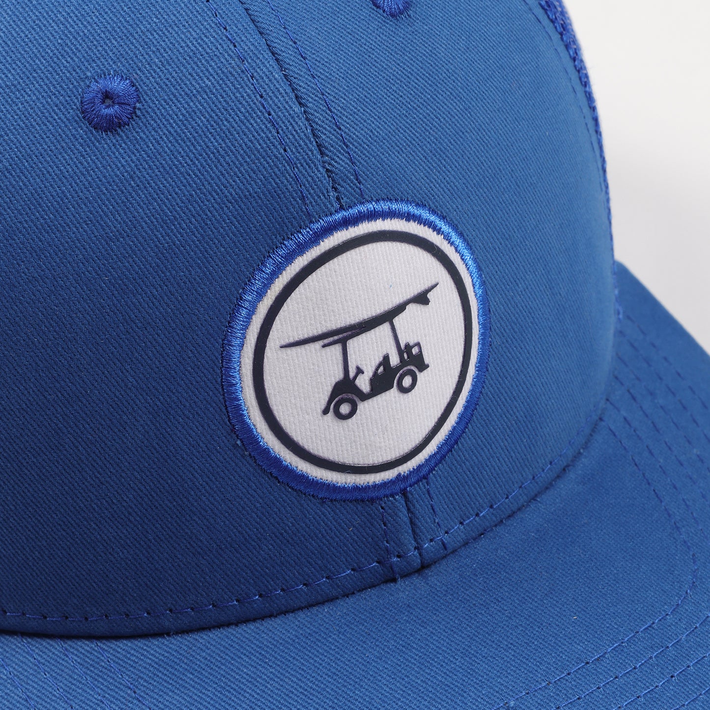 Trucker Hat w/ Circle Logo - Royal Blue