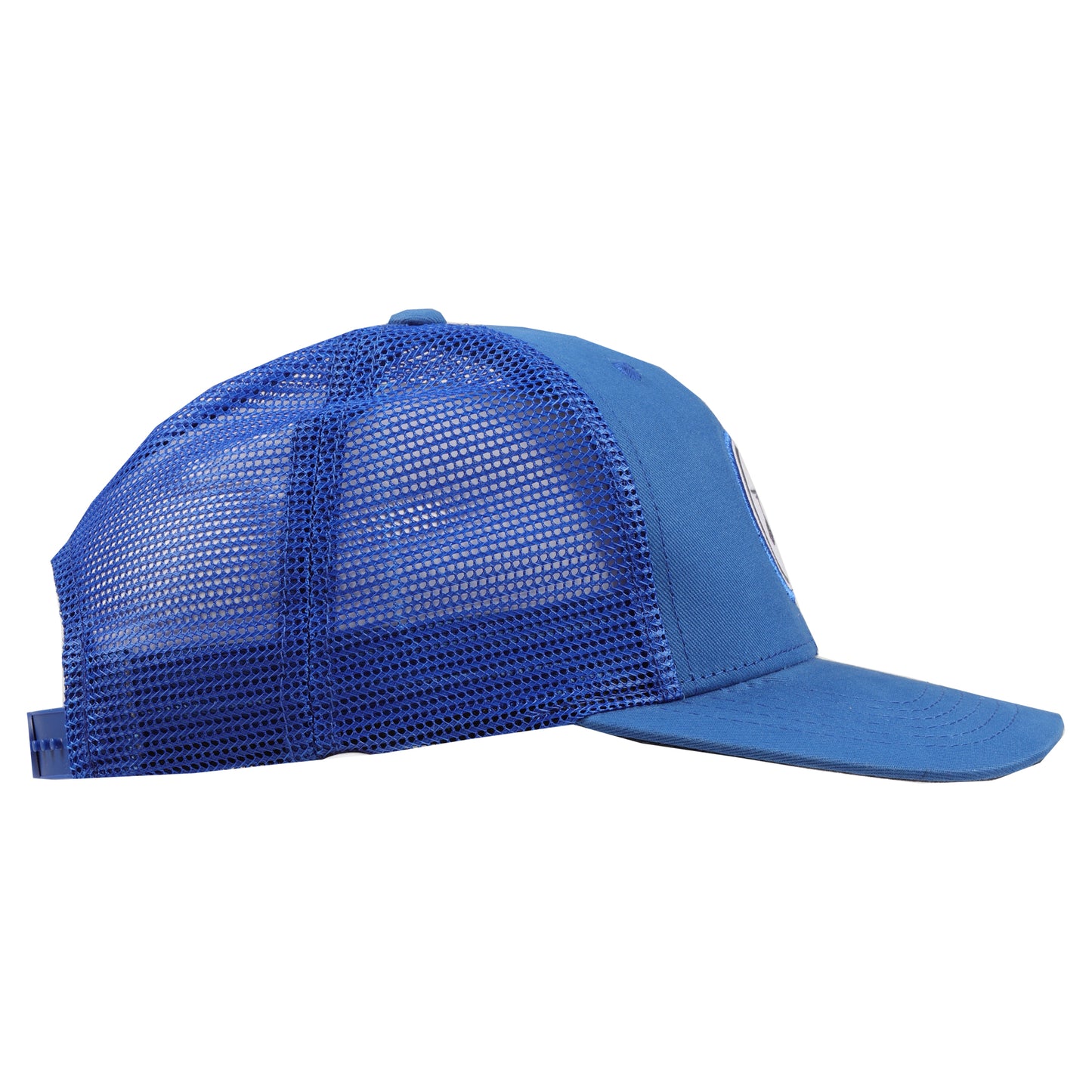 Trucker Hat w/ Circle Logo - Royal Blue