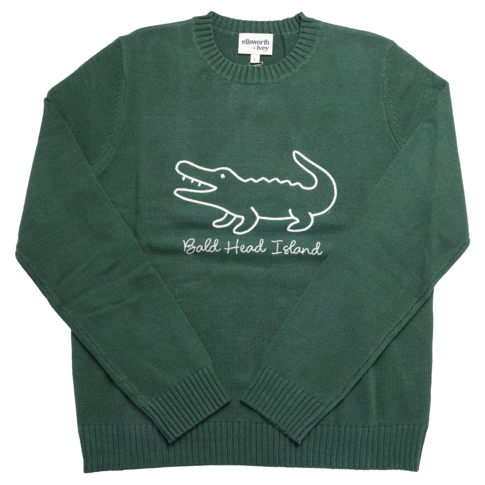BHB x Ellsworth & Ivey - BHI Sweater - Gator - Forest Green