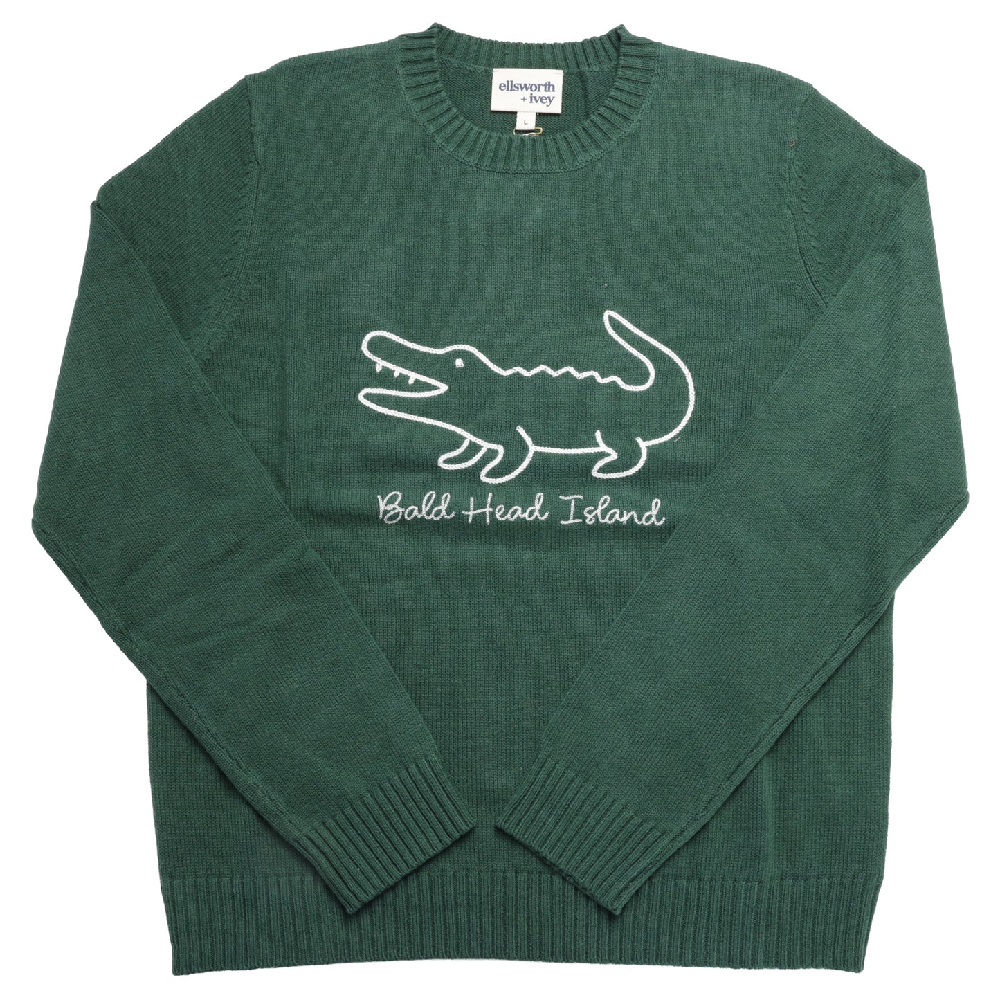 BHB x Ellsworth & Ivey - BHI Sweater - Gator - Forest Green