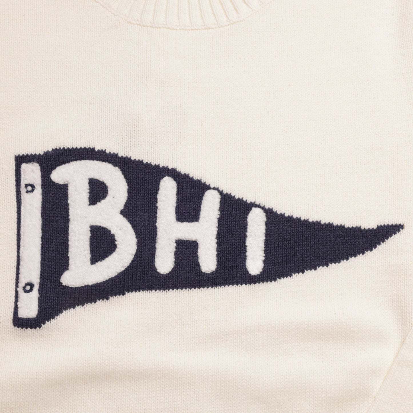 BHB x Ellsworth & Ivey - BHI Sweater - Flag - White