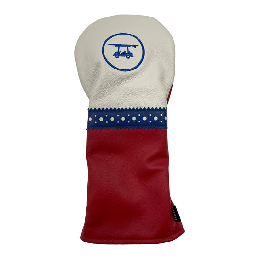 Head Cover - Driver - Red, White, and Blue