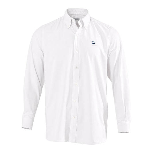 Islander Button Down - Solid White
