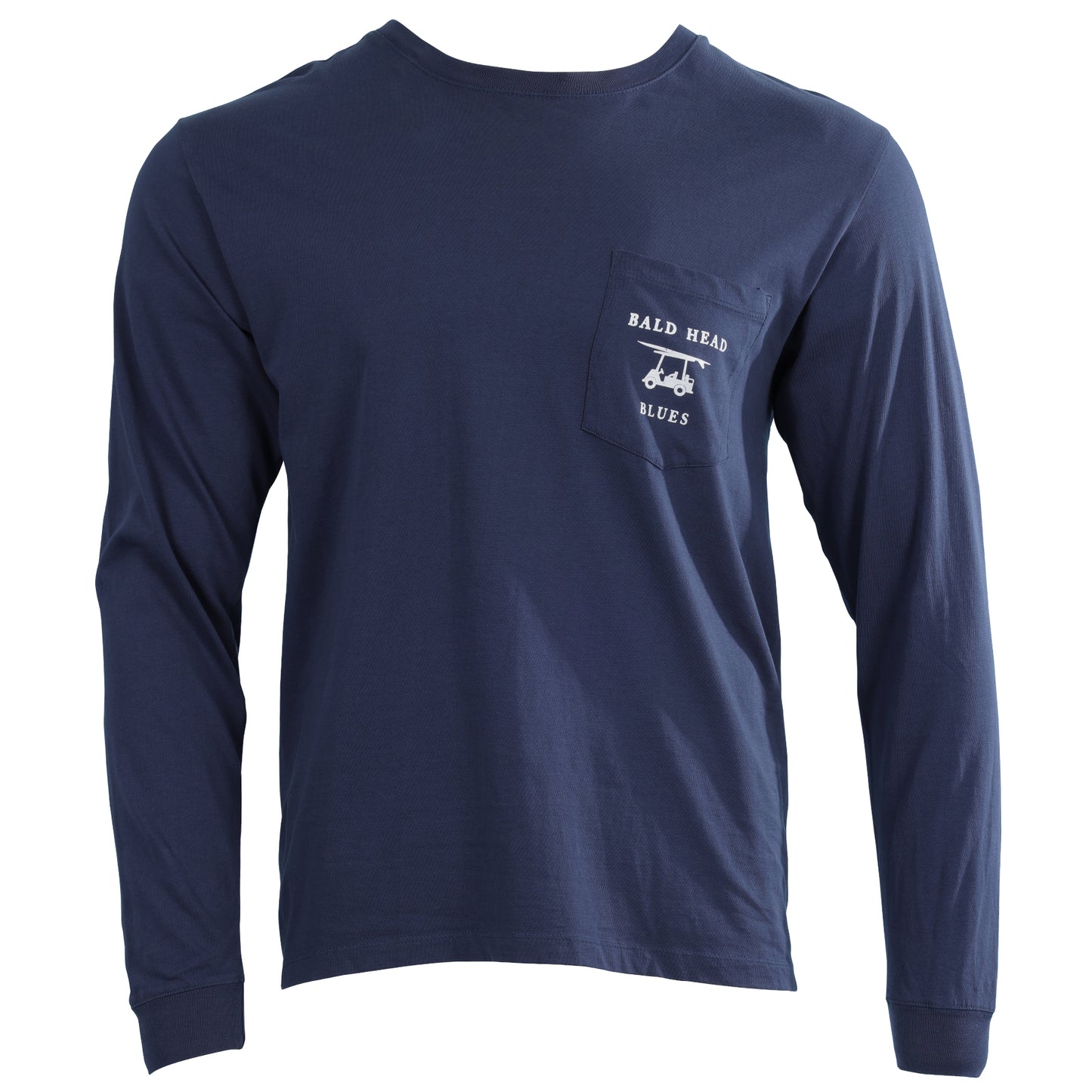Island Tee - Long Sleeve USA Flag - Navy