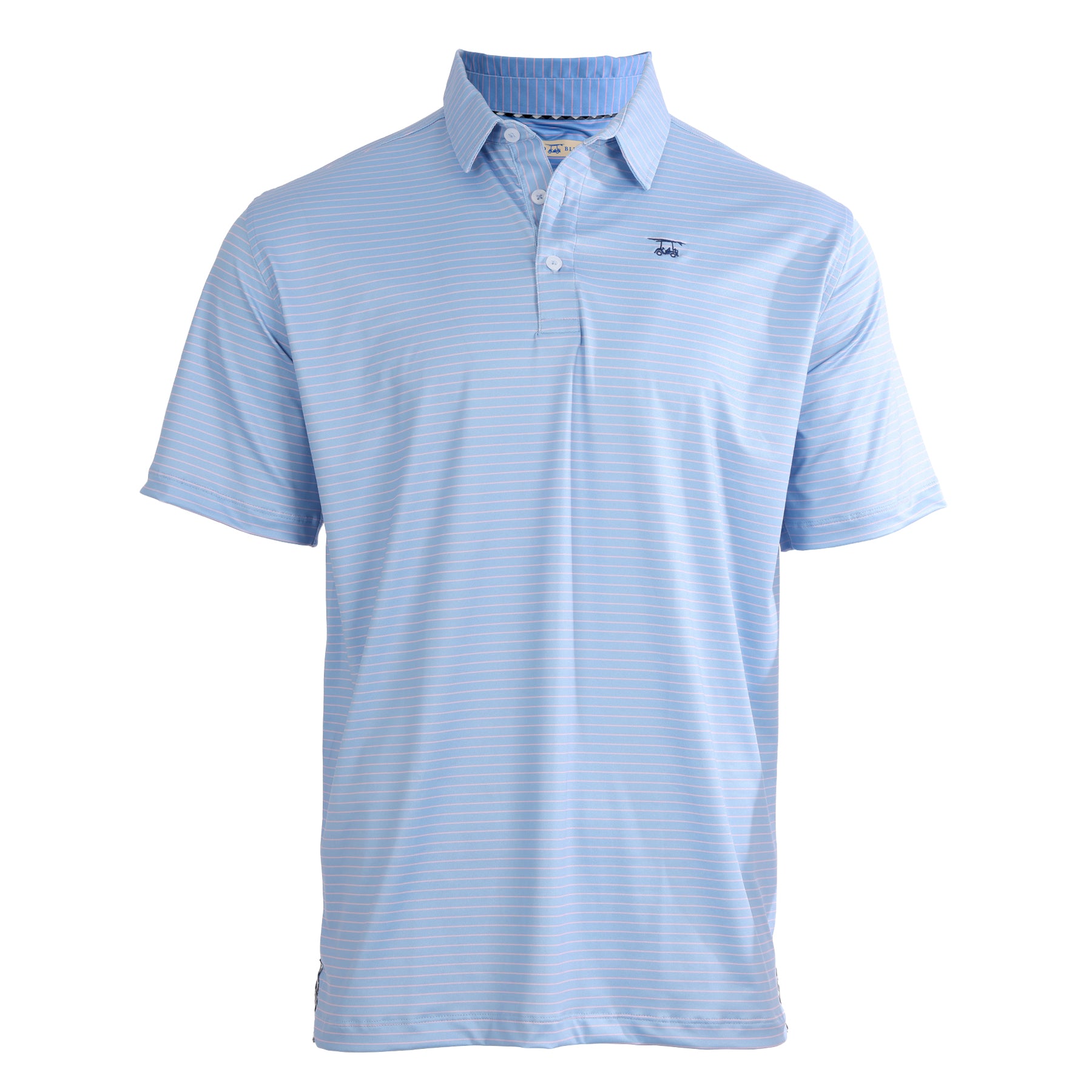 Albatross Polo - Blush / Bell Pinstripe