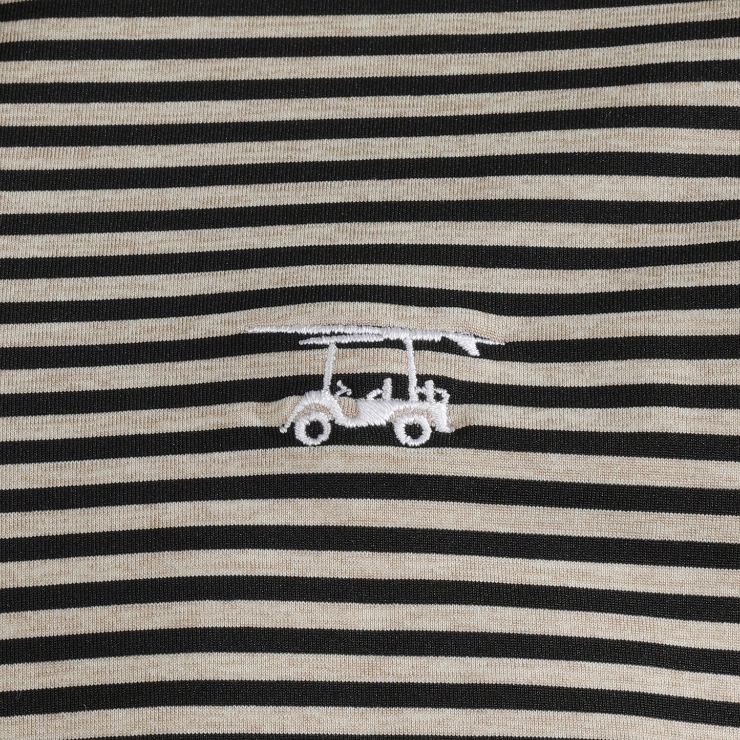 Albatross Polo - Black/Heather Sand Dollar