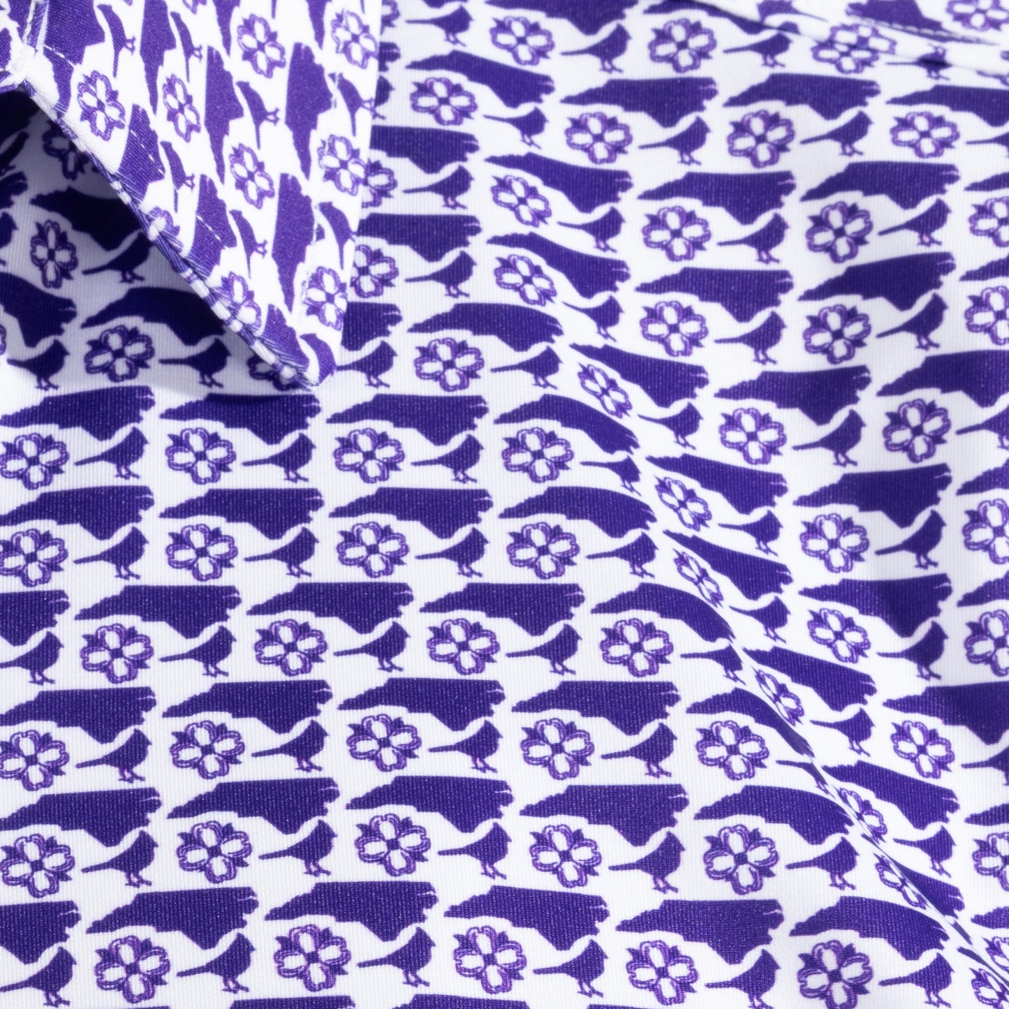 Limited Edition North Carolina (State Icons) All-Over Print - Purple / White