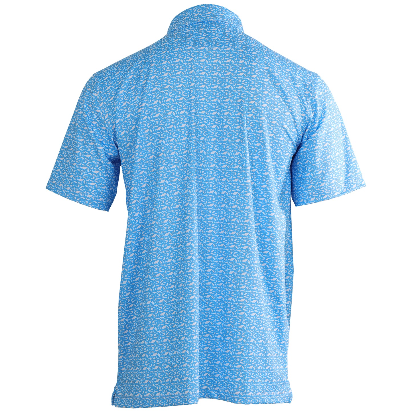 Albatross Polo - Sharks All-Over Print - White / Regatta