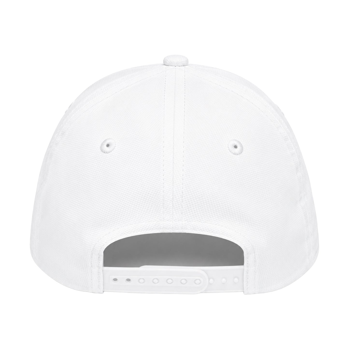 Five Panel Twill Roped Trucker Hat - White