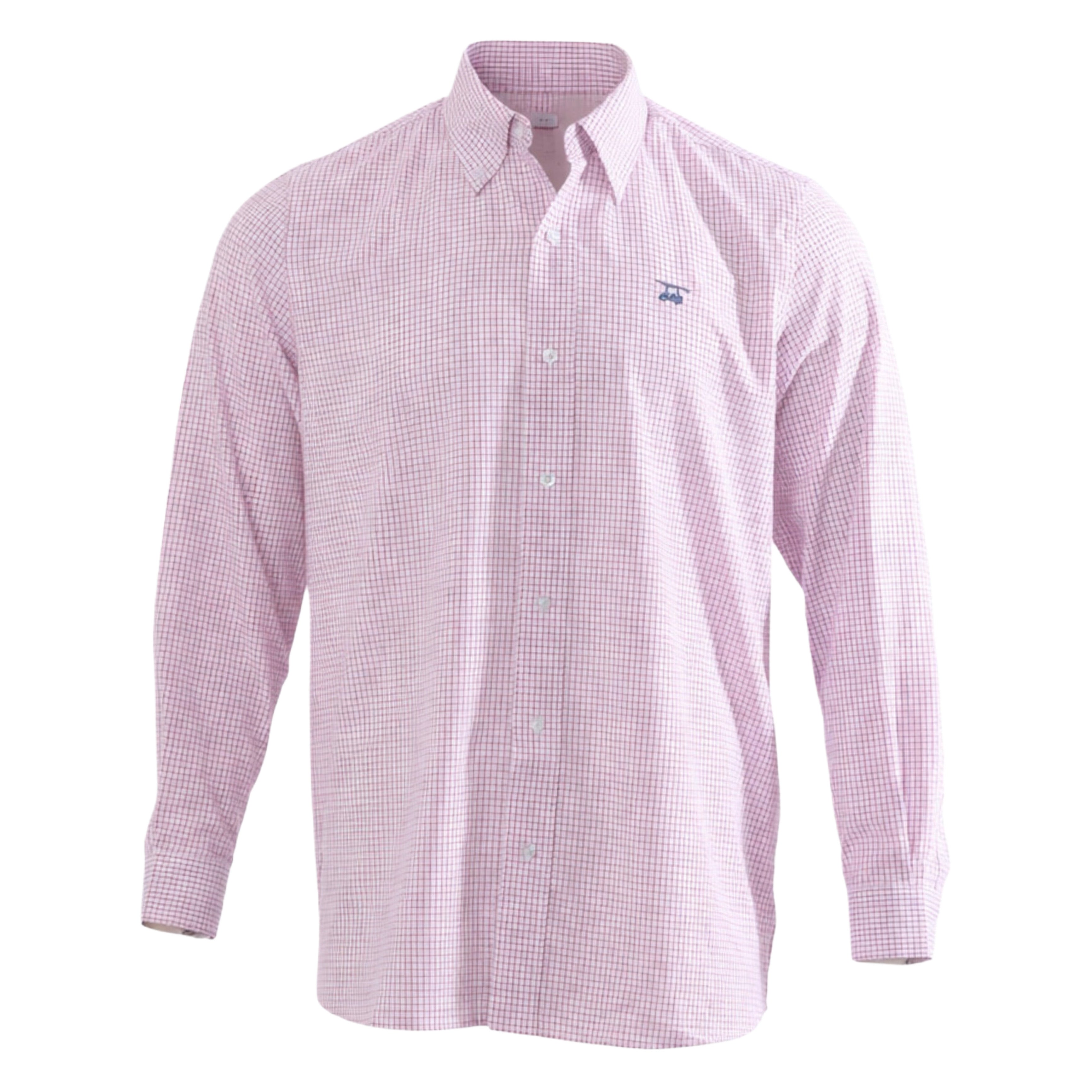 Islander Button Down - Orchid / White Check
