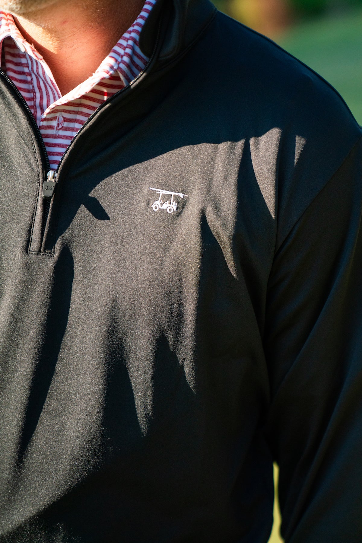 Ocean View Quarter Zip - Black