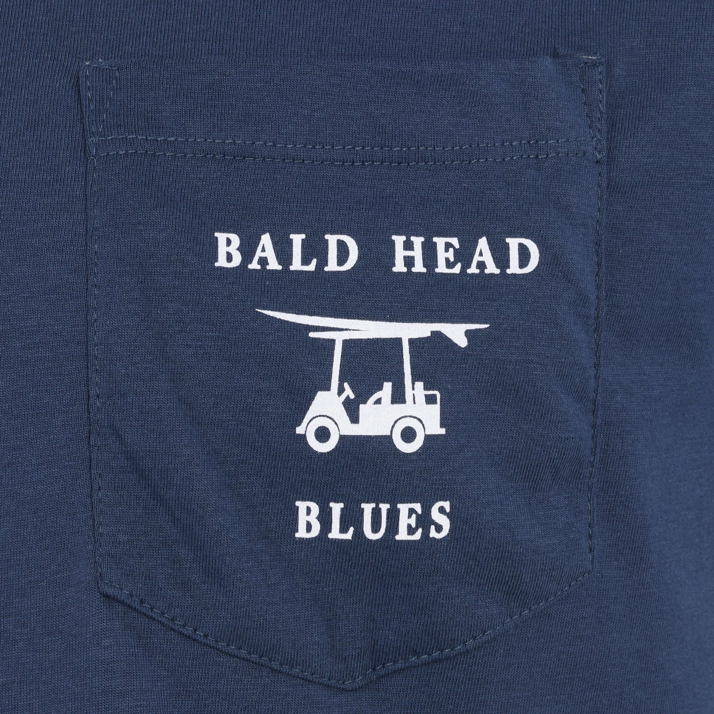 Cotton Tee - Blues Logo - Navy