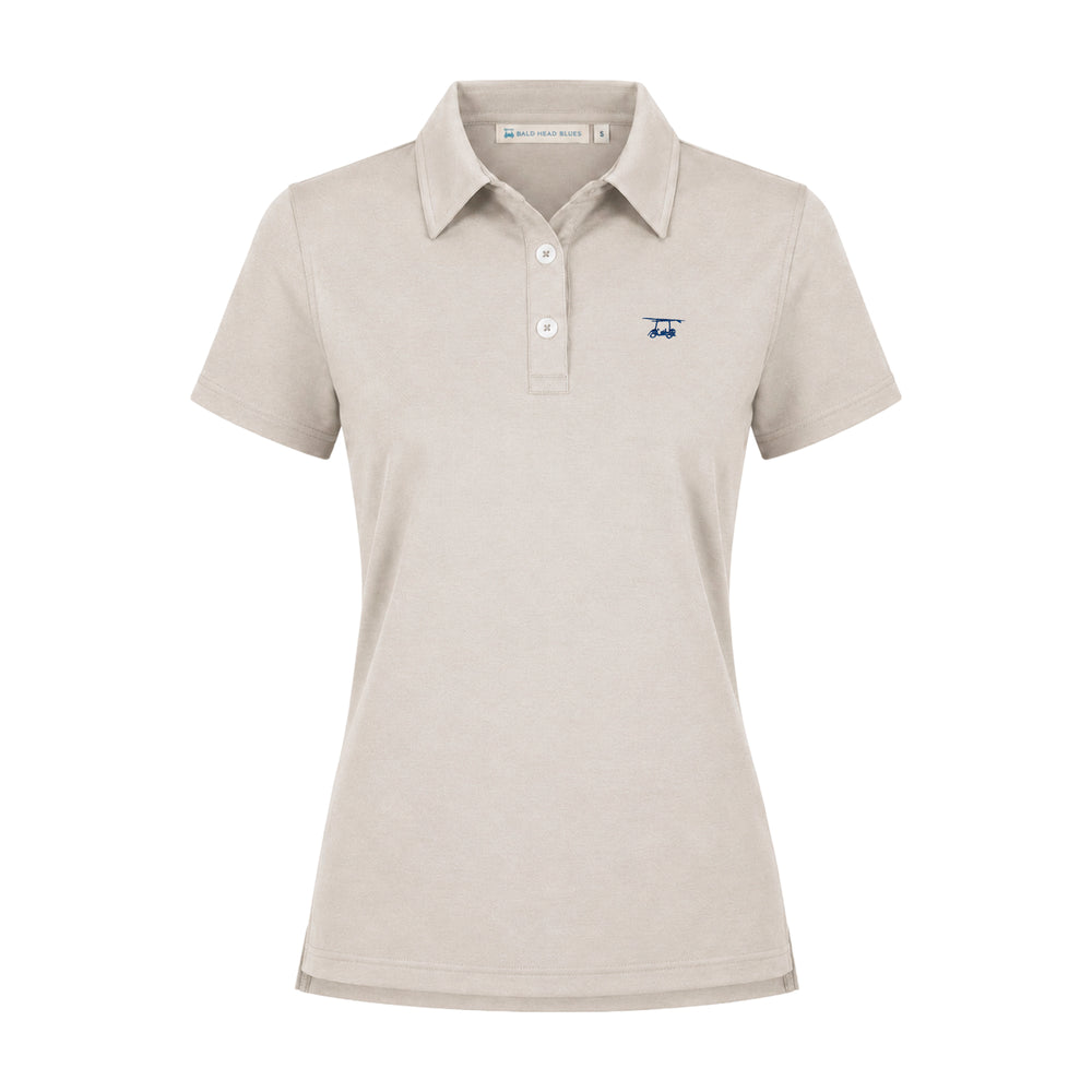 Women's Albatross Polo - Heather Sand Dollar