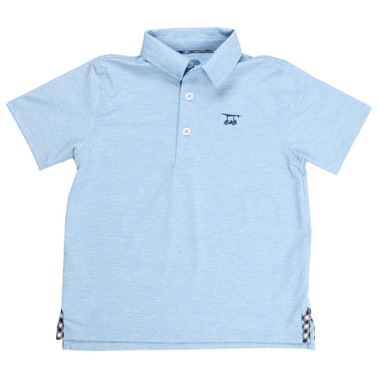 Albatross Youth Polo - Heather Bell