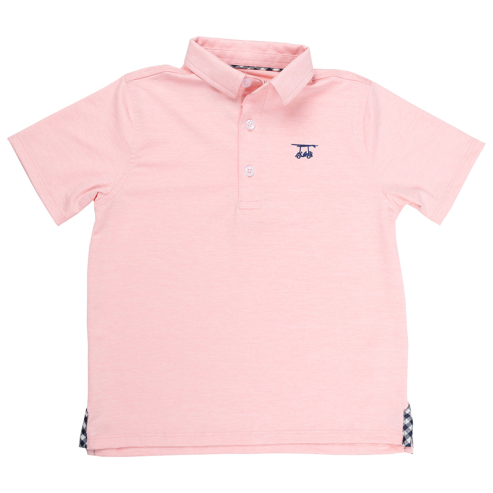 Albatross Youth Polo - Heather Pink