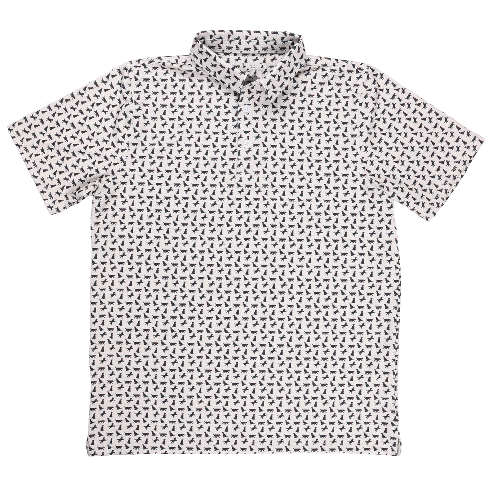 Albatross Youth Polo - Sand Dollar Black Lab
