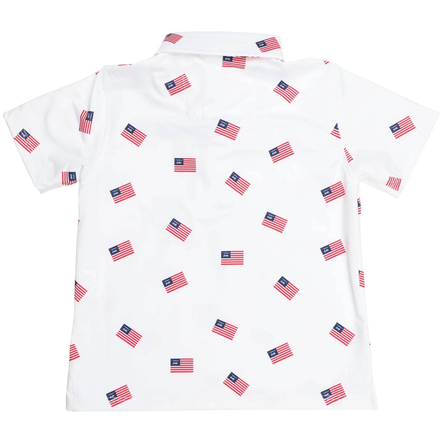 Albatross Youth Polo - White USA Flag
