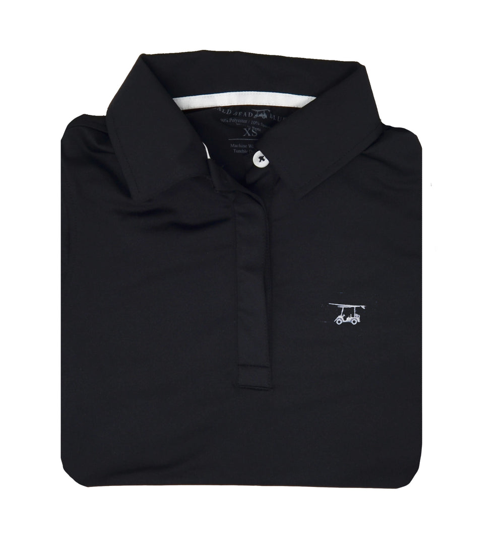 Ladies Black Polo