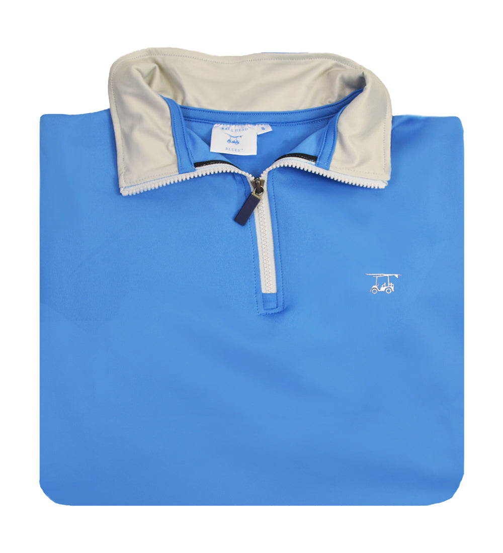 Dogwood Quarter Zip- Solid Regatta