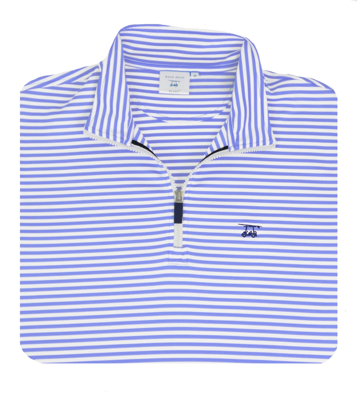 Dogwood Quarter Zip- Lavender/White
