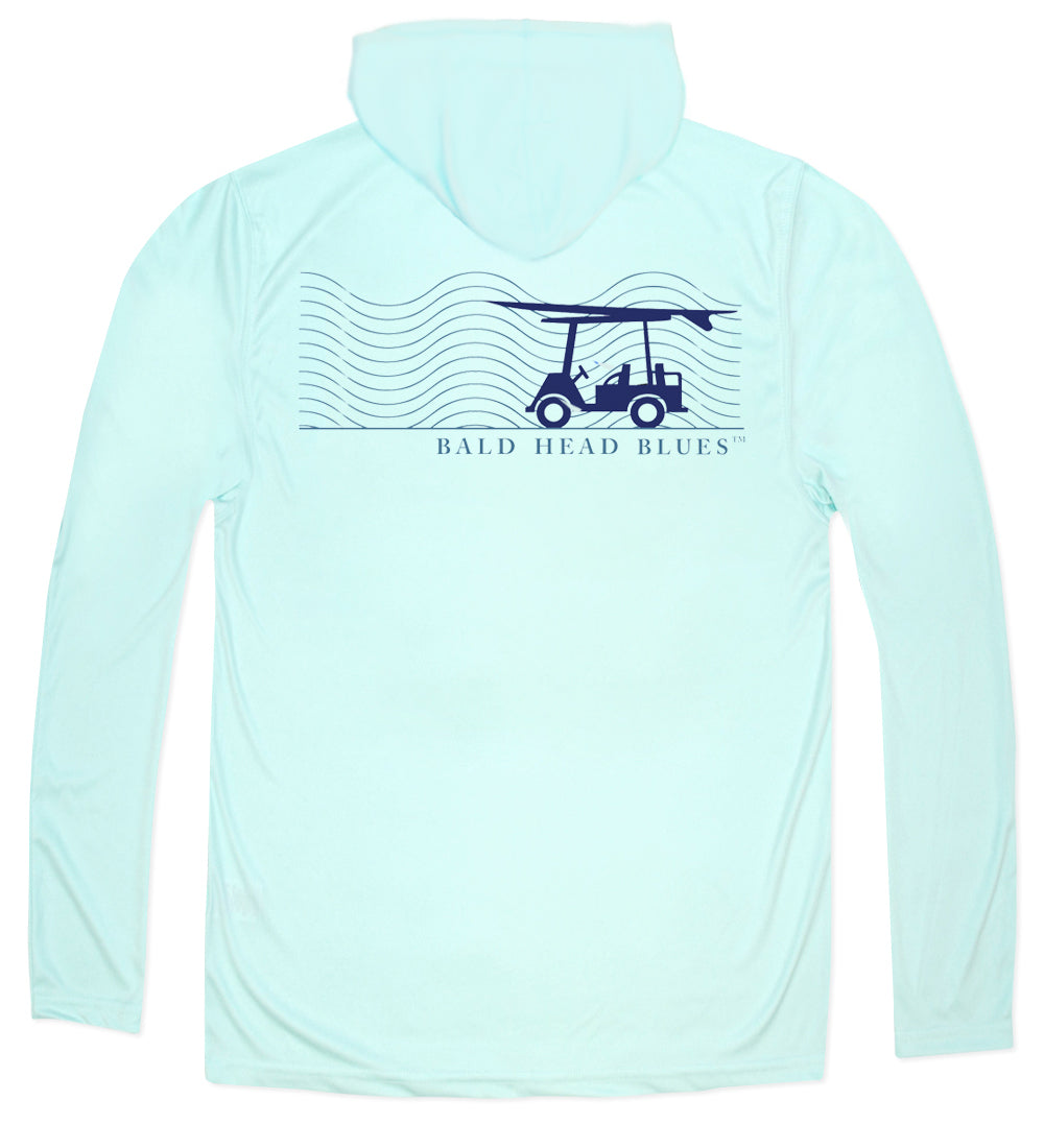 Performance Long Sleeve Wave Hoodie - Seagrass