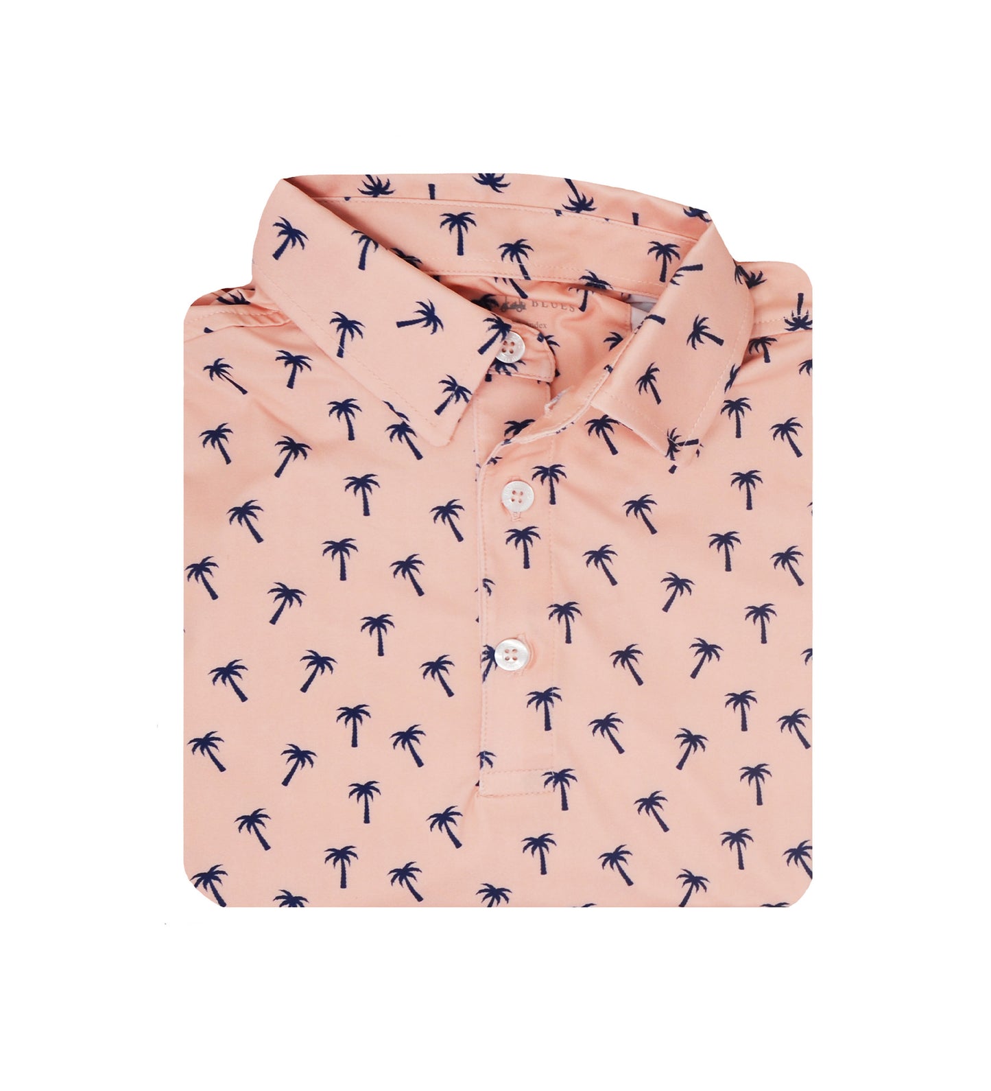 Albatross Youth Polo - Peach Palm Tree