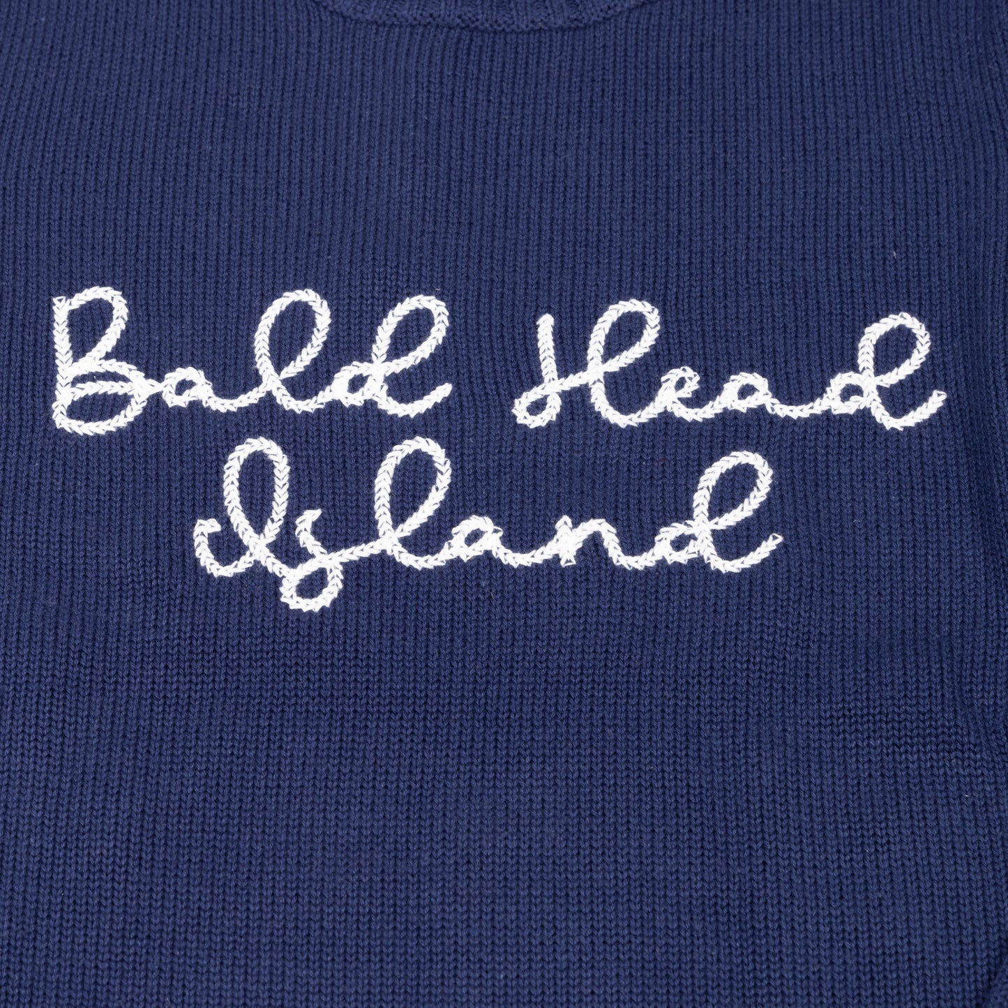 BHB x Ellsworth & Ivey - Bald Head Island Script Sweater - Navy