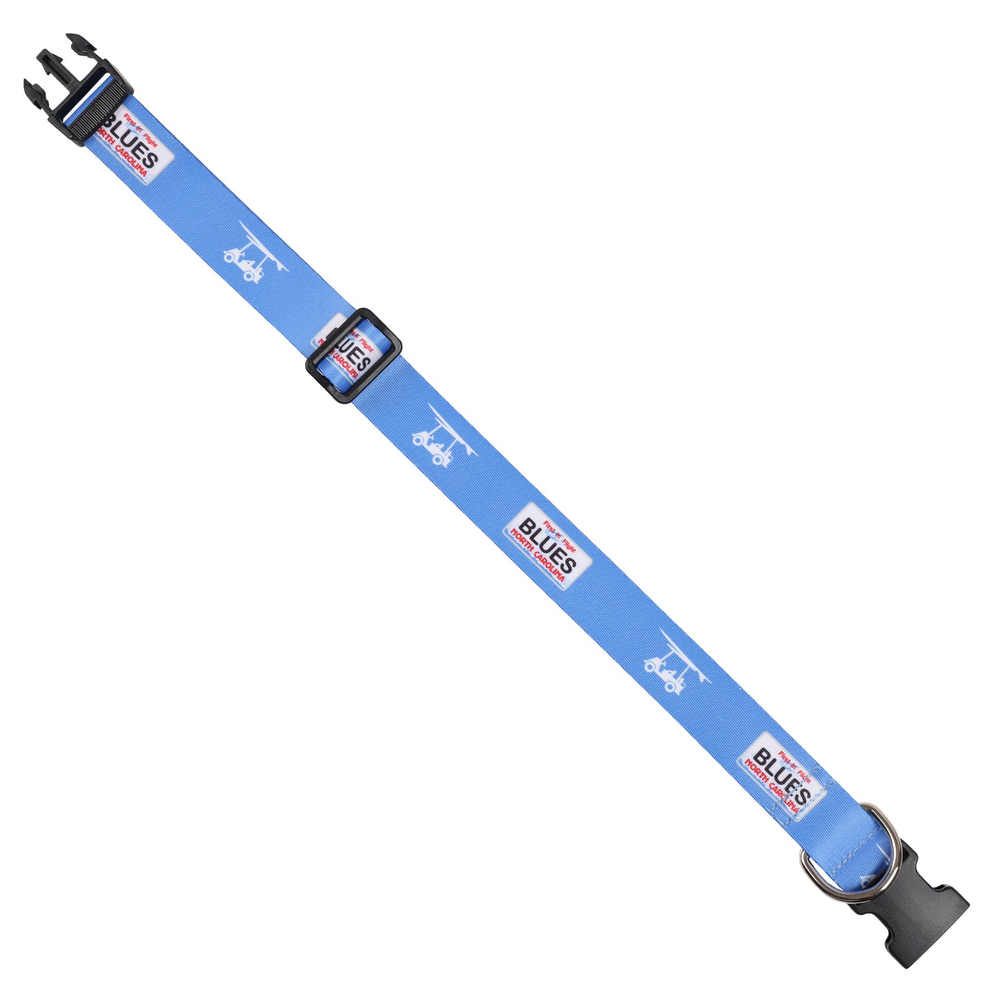 Printed Dog Collar - Blues License Plate
