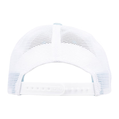 Trucker Hat w/ Circle Logo - Light Blue