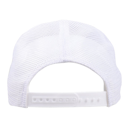 Trucker Hat w/ Circle Logo - White