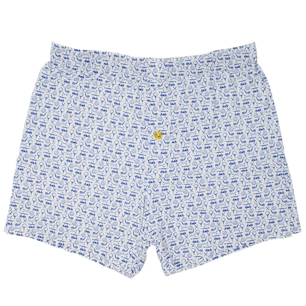 Double Bogey Boxer - White All Over Print