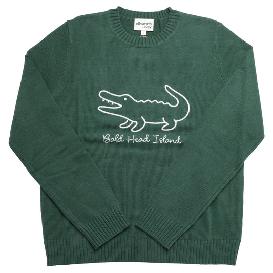 BHB x Ellsworth & Ivey - BHI Sweater - Gator - Forest Green