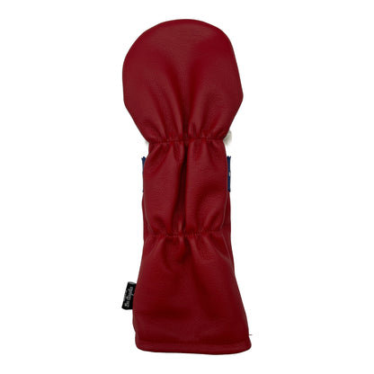 Head Cover - 3 Wood - Red, White, and Blue