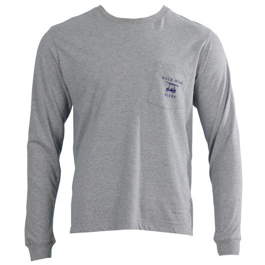 Island Tee - Long Sleeve Golf Cart - Heather Grey