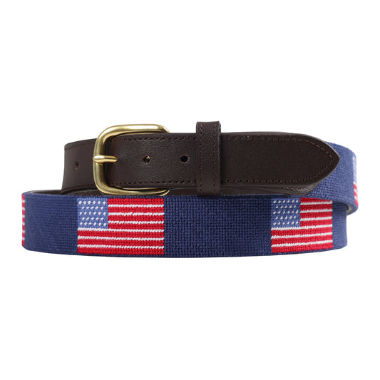 Needlepoint Belt - USA Flag