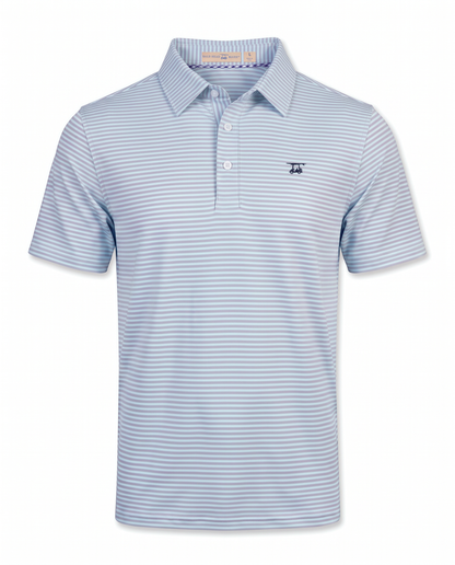 Albatross Polo Aruba/Lavender Feeder Stripe front