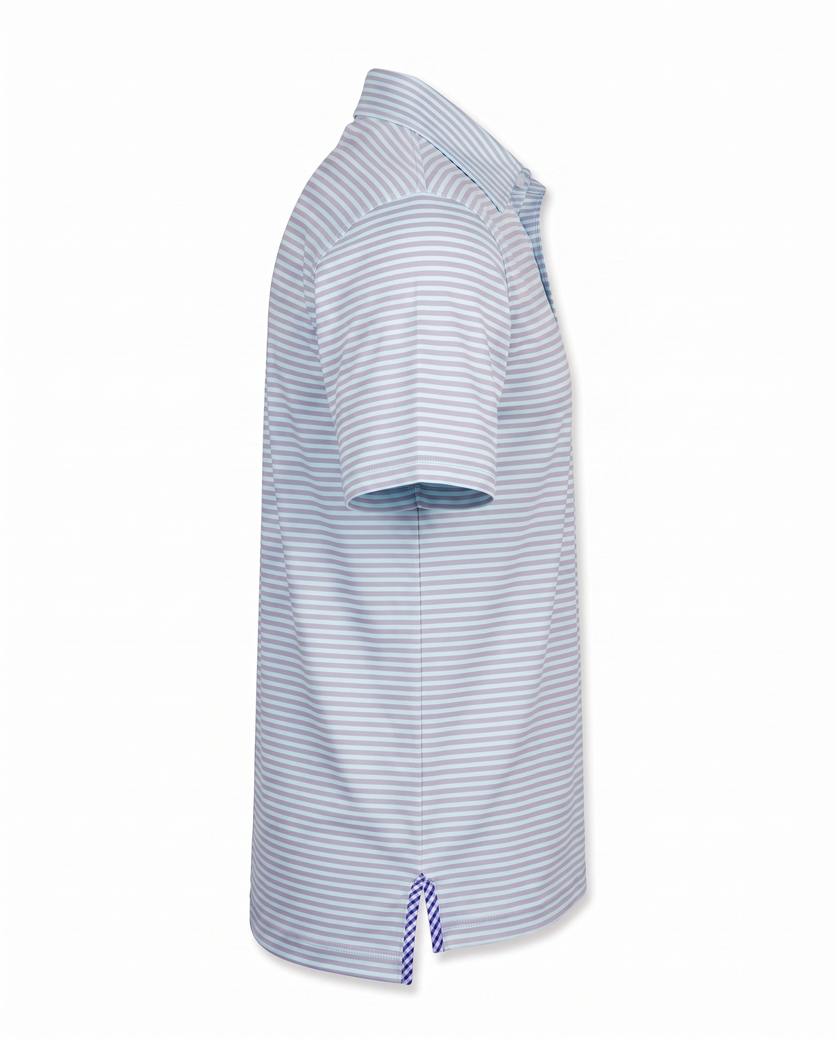 Albatross Polo Feeder Stripe - Aruba/Lavender - Side