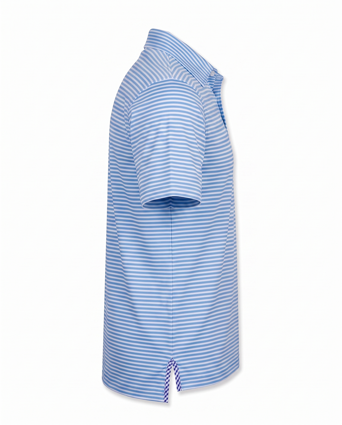 Albatross Polo Feeder Stripe - Azure Blue/Bell - Side