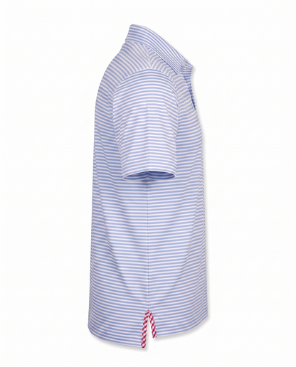 Albatross Polo Feeder Stripe - Bell/White - Side