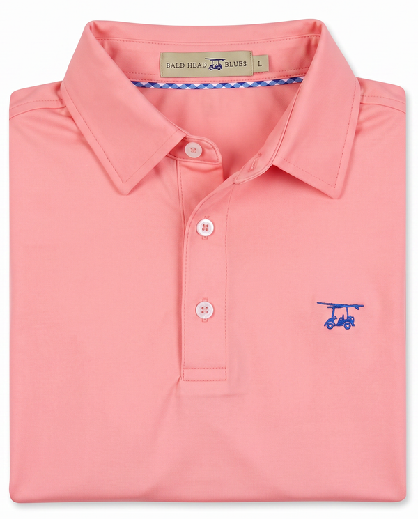 Albatross Polo Coral folded