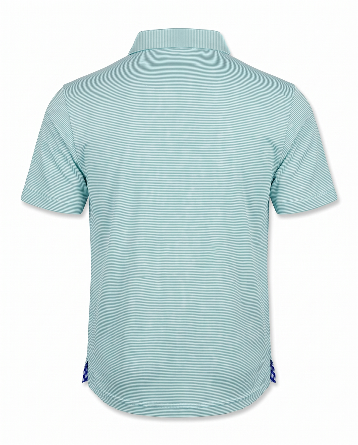 Albatross Polo Heather Aruba/White Microstripe back