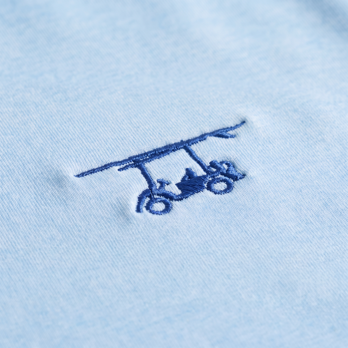 Albatross Polo Heather Bell logo detail