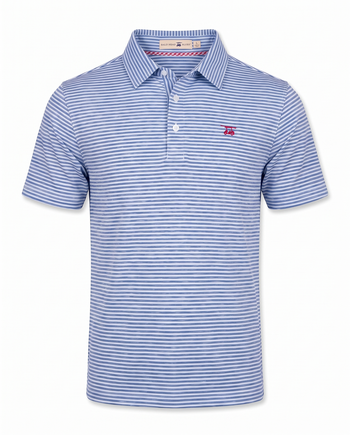 Albatross Polo Heather Bell Royal Stripe front