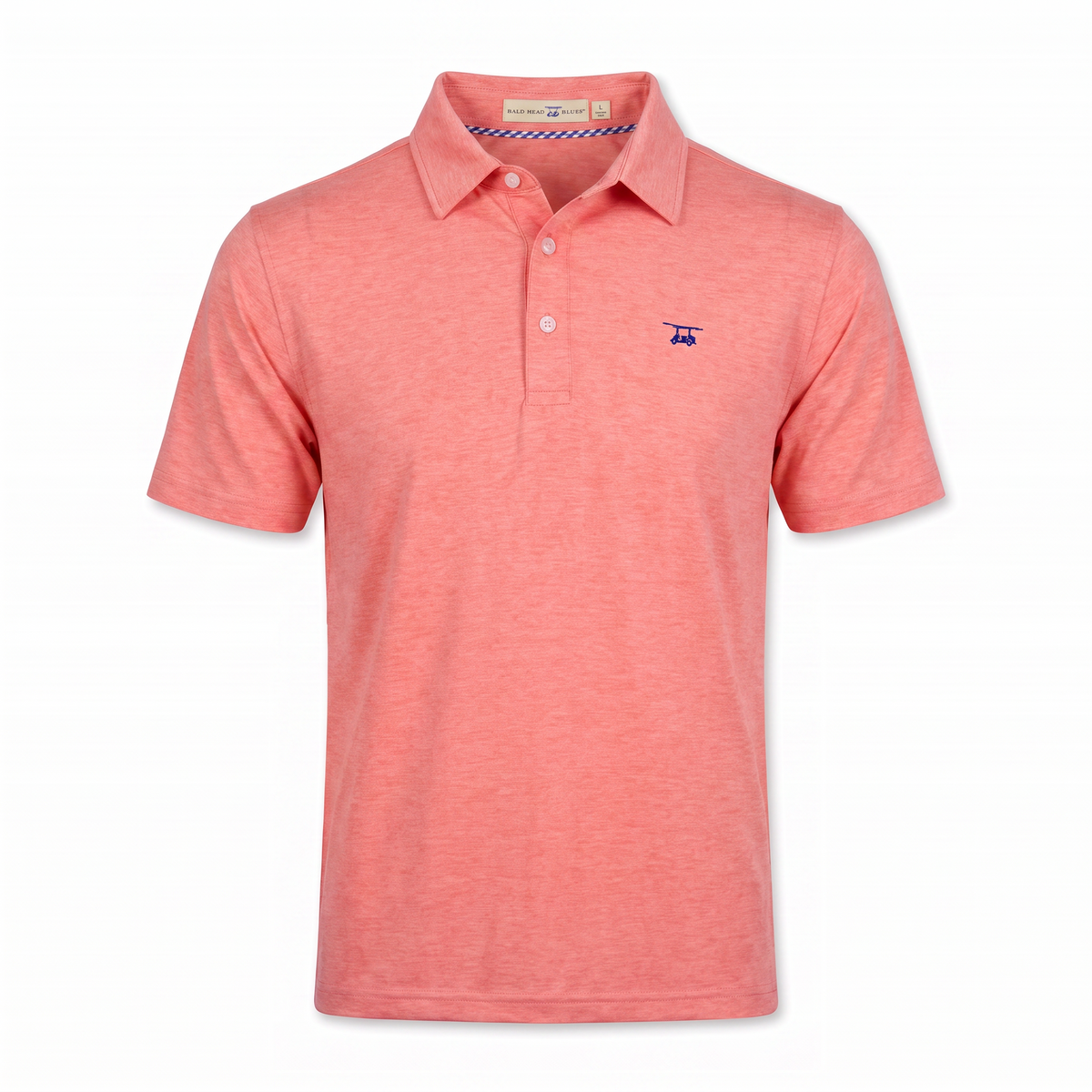 Albatross Polo Heather Coral front