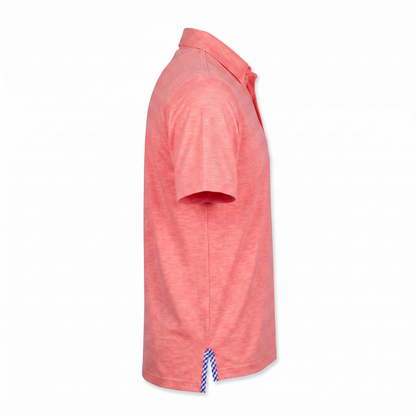 Albatross Polo Heather Coral side