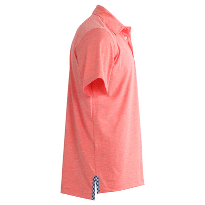 Albatross Polo - Heather Coral