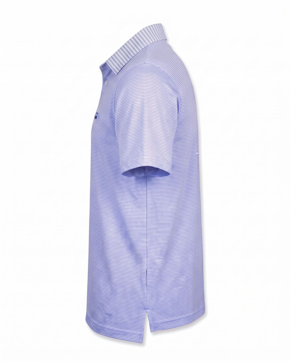 Albatross Polo Heather Lavender/White Microstripe side