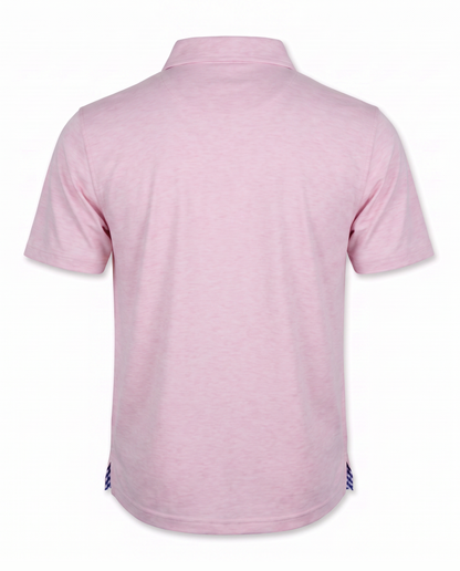 Albatross Polo Heather Pink back